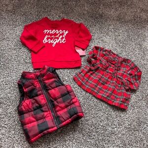 12 Month Baby Christmas Lot